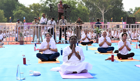 ‘Precious gift of India’s ancient cultural heritage’: Prez Murmu participates in Jabalpur Yoga event ‘Precious gift of India’s ancient cultural heritage’: Prez Murmu participates in Jabalpur Yoga event