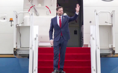 US Vice President JD Vance arrives in Switzerland for talks with Iran