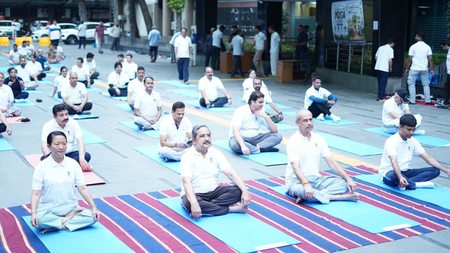NITI Aayog celebrates Yoga Day, promotes healthy ageing and wellness NITI Aayog celebrates Yoga Day, promotes healthy ageing and wellness