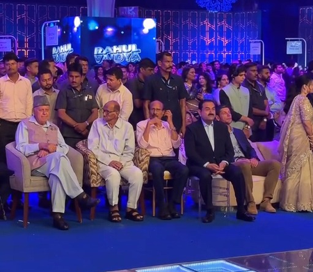 Kishore Kumar classics set mood as Gautam Adani, Devendra Fadnavis, Farooq Abdullah attend Revati Sule’s wedding sangeet