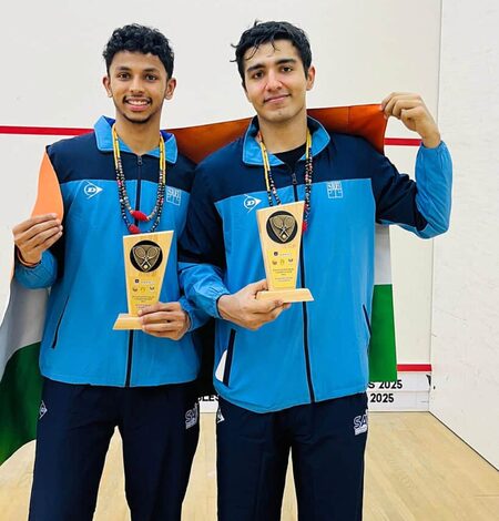 Abhay-Velavan bag their third successive Asian Doubles Squash title