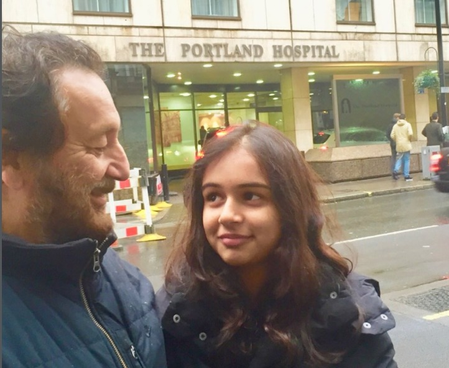 Shekhar Kapur recalls the time he first saw daughter Kaveri Kapur in the hospital