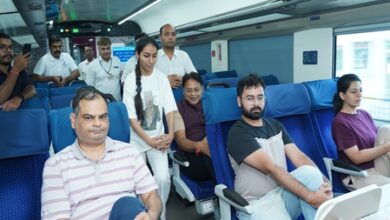 Ahmedabad Railway Division conducts yoga sessions on moving Vande Bharat trains for first time