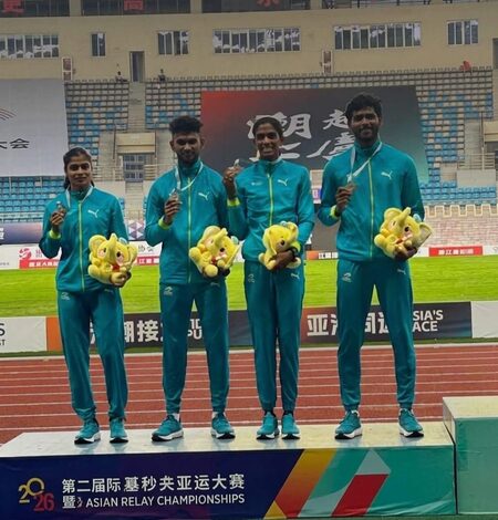 India strike relay gold as women’s 4x100m team shines at Asian Relay Championship 2026 India strike relay gold as women’s 4x100m team shines at Asian Relay Championship 2026