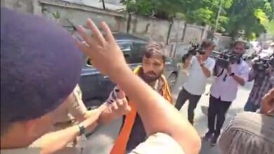 Tension at Ahmedabad NEET centre after dispute over hijab, religious symbols Tension at Ahmedabad NEET centre after dispute over hijab, religious symbols