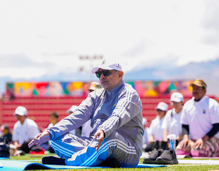 ‘Ancient gift from Bharat to humanity’: VP Radhakrishnan at International Yoga Day event in Leh ‘Ancient gift from Bharat to humanity’: VP Radhakrishnan at International Yoga Day event in Leh