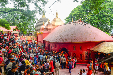 Assam: Ambubachi Mahayog begins as doors of Kamakhya Temple close for annual ritual Assam: Ambubachi Mahayog begins as doors of Kamakhya Temple close for annual ritual