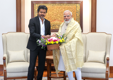 PM Modi extends birthday greetings to Tamil Nadu CM Vijay; wishes him long, healthy life