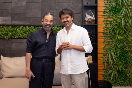Kamal Haasan, Raghava Lawrence greet Tamil Nadu Chief Minister Vijay on birthday Kamal Haasan, Raghava Lawrence greet Tamil Nadu Chief Minister Vijay on birthday