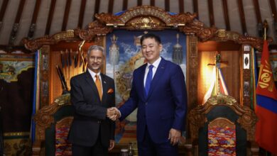 EAM Jaishankar calls on Mongolian President in Ulaanbaatar EAM Jaishankar calls on Mongolian President in Ulaanbaatar