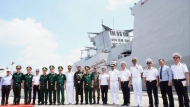 Indian Navy ships arrive in Vietnam to strengthen maritime cooperation Indian Navy ships arrive in Vietnam to strengthen maritime cooperation
