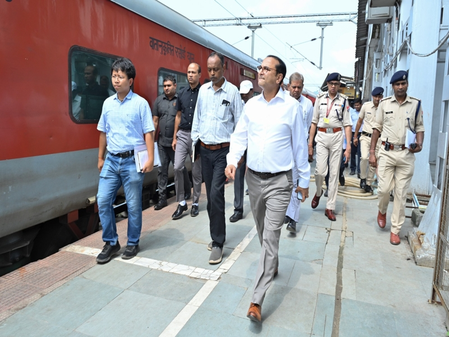 Railway officials review Kamakhya station preparedness ahead of Ambubachi Mela Railway officials review Kamakhya station preparedness ahead of Ambubachi Mela