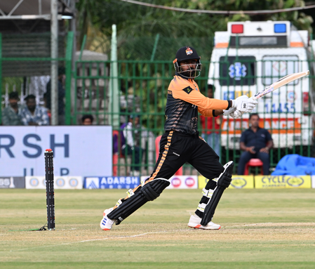 Maharaja Trophy KSCA T20: Skipper Aneeshwar Gautam leads Hubli Tigers to 7-wicket win Maharaja Trophy KSCA T20: Skipper Aneeshwar Gautam leads Hubli Tigers to 7-wicket win