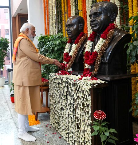 PM Modi pays homage to Syama Prasad Mookerjee on his death anniversary PM Modi pays homage to Syama Prasad Mookerjee on his death anniversary