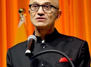 Microsoft CEO Satya Nadella warns against AI concentration