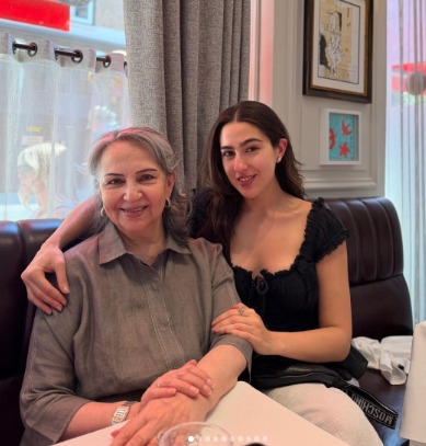 Sara Ali Khan says ‘moments become forever’ with Sharmila Tagore in London