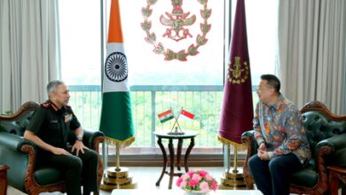 Singapore envoy, CDS General Raja Subramani discuss bilateral defence ties