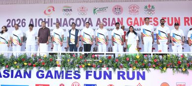 Over 40,000 participants create history as India hosts first-ever 2026 Aichi–Nagoya Asian Games fun run in Thiruvananthapuram