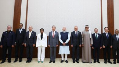 NSAs, top security officials of BRICS countries call on PM Modi NSAs, top security officials of BRICS countries call on PM Modi