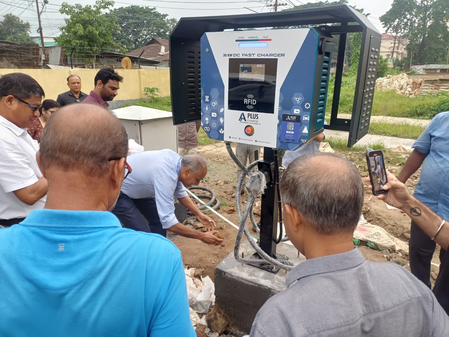 Tripura gets 1st public electric vehicle charging station; plans 94 more in state