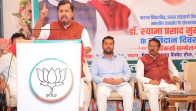 BJP President Nitin Nabin pays tribute to Syama Prasad Mookerjee