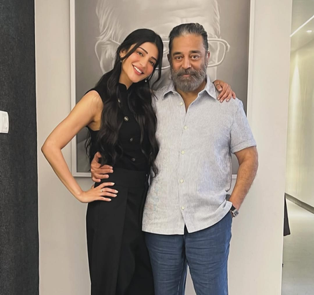 Shruti Haasan shares ‘belated Father’s Day’ post for ‘pookie papa’ Kamal Haasan Shruti Haasan shares ‘belated Father’s Day’ post for ‘pookie papa’ Kamal Haasan