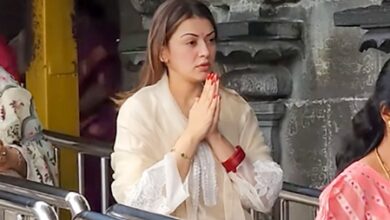 Hansika Motwani embraces spirituality with visit to Tirumala Temple