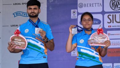 ISSF Junior WC: Vanshika Chaudhary, Shiva Narwal win silver as India continues to lead medal standings ISSF Junior WC: Vanshika Chaudhary, Shiva Narwal win silver as India continues to lead medal standings