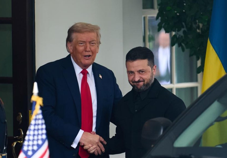 ‘Holding his own’: Trump calls Zelensky ‘courageous’