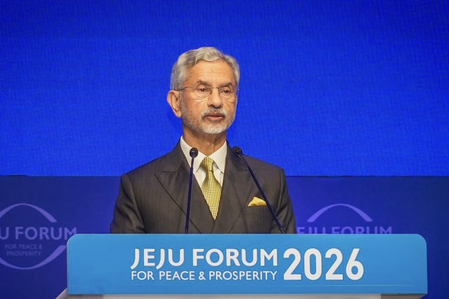 EAM Jaishankar calls for greater global cooperation, invokes ‘Vasudhaiva Kutumbakam’ at Jeju Forum in Seoul