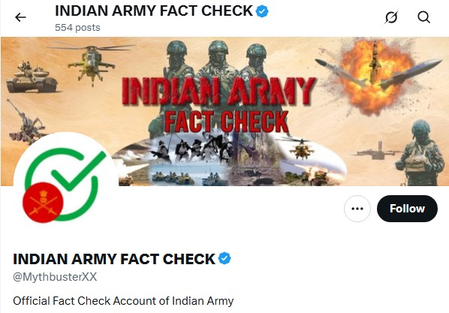 Deepfake videos: Indian Army launches official Fact Check Account