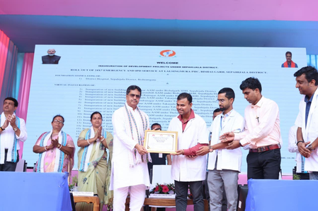 Tripura CM inaugurates major health infrastructure projects