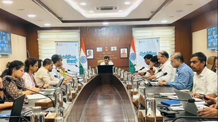‘Sujal Gram Samvad’: Officials, panchayat representatives discuss water supply issues