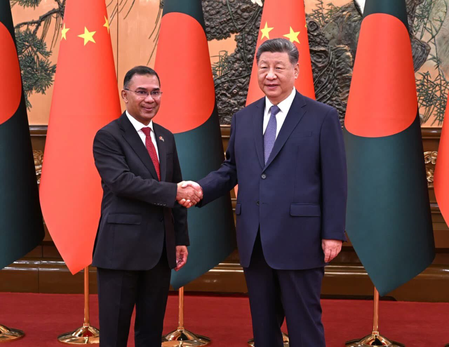 Bangladesh PM Tarique Rahman holds talks with Chinese President Xi Jinping in Beijing