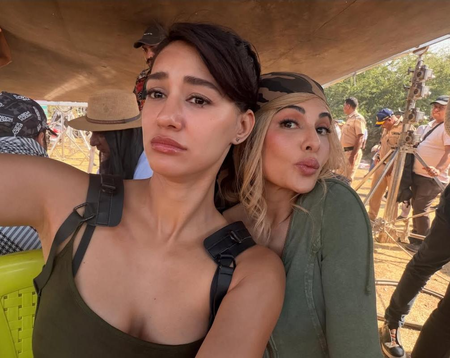 Disha Patani drops girl gang memories from the sets, Mouni Roy comments