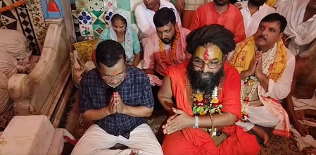 Kejriwal visits Ram Mandir, alleges ‘big people’ being shielded in donation embezzlement case