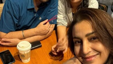 Tisca Chopra heads on a family break, says husband now has ‘both his darlings available for pampering’