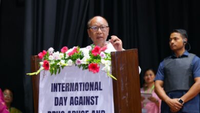 Manipur CM leads anti-drug campaign, urges people to shun narcotics for a better society