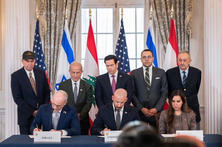 US brokers Israel-Lebanon peace framework