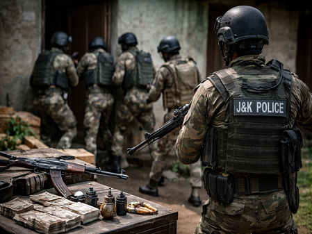 Counter Intelligence wing Kashmir conducts multiple raids across Kashmir Valley