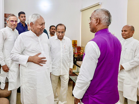 RCP Singh meets Nitish Kumar after long gap, fuels speculation over political future