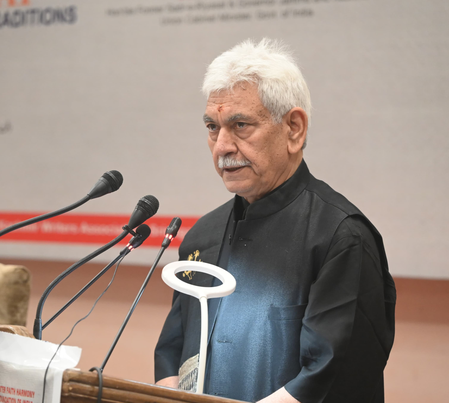 Ancient Hinduism never imposed itself, it embraced diversity & coexistence: J&K L-G Sinha