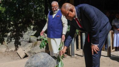 In Seychelles, PM Modi highlights Aldabra Giant Tortoise’s India connection (Ld)
