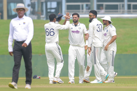 Auqib Nabi’s four-wicket haul hands India A crucial 122-run lead against Sri Lanka A