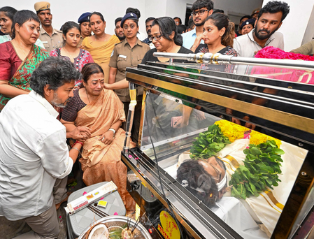 Tamil Nadu CM Vijay announces state honours for late filmmaker K Bhagyaraj