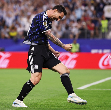 Messi adds another feather to his cap, becoming the first player to score in 7 consecutive FIFA World Cup games