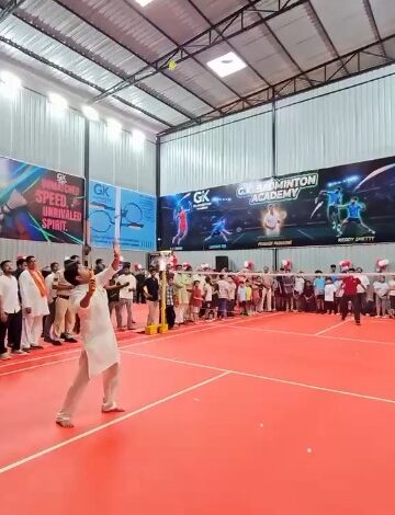 Scindia inaugurates badminton academy, launches Rs 43 cr Kuno River project in Guna