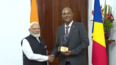 Seychelles confers ‘Guardian of the Blue Horizon’ honour on PM Narendra Modi