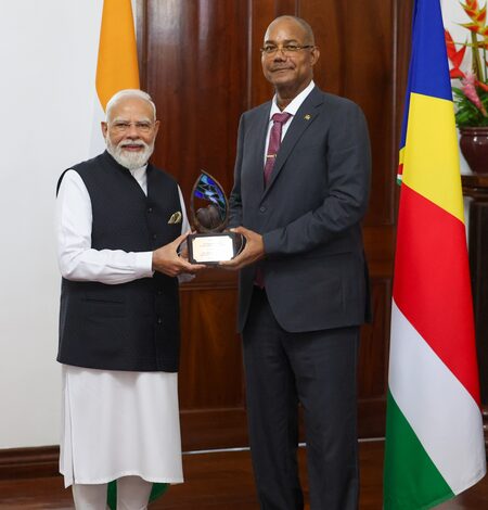 Dedicate it to countries fighting climate change: PM Modi on ‘Guardian of the Blue Horizon’ in Seychelles
