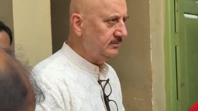 Anupam Kher prays for ‘health, happiness, & peace’ at the Kalighat Kali Temple in Kolkata